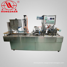 Automatic Foil Lid Water Cup Filling and Sealing Machine